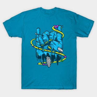 Blue horns T-Shirt